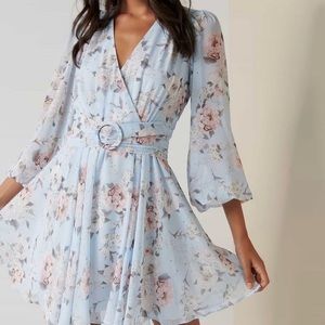 Pastel floral skater dress from Evernew